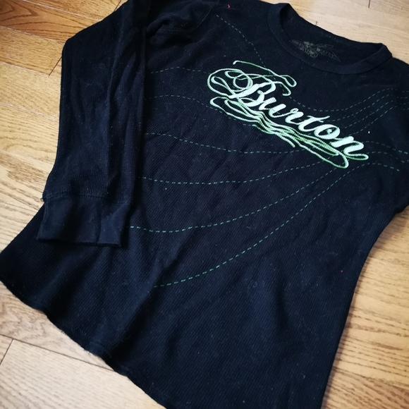 Burton Base Layer Top Black - Picture 3 of 6